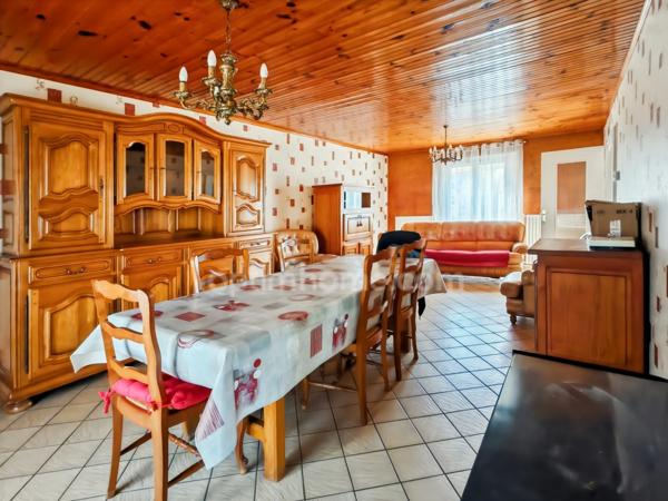 MOUY – Charmante maison familiale de 89,49 m² avec 3 chambres, jardin, garage et sous-sol