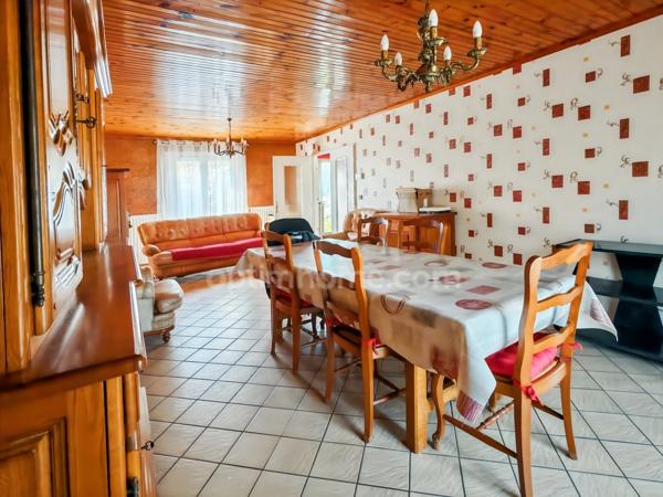 MOUY – Charmante maison familiale de 89,49 m² avec 3 chambres, jardin, garage et sous-sol