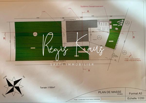 maison neuve 3 chambres, terrain 1143 m2