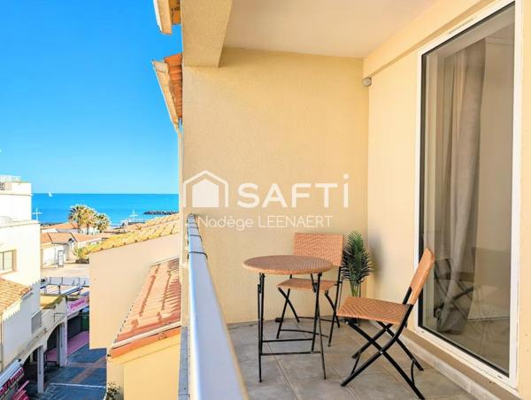 Vue mer, duplex climatisé avec terrasses et piscine