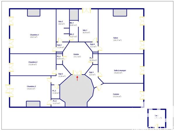 Appartement à vendre 5 pièces 145,3 m² Marseille 8