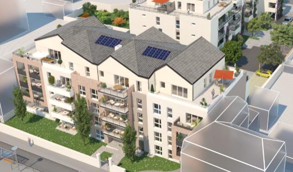 Metz (57070) APPARTEMENT T5 EN ATTIQUE - TERRASSE 61m2 - STATIONNEMENT PRIVATIF