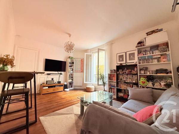 Appartement F2 à vendre  2 pièces - 39,01 m 2   ST OUEN  - 93