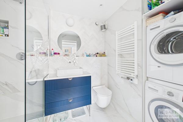 Vue SEINE, ÎLE DE LA JATTE et TOUR EIFFEL. Balcon, cave et parking.