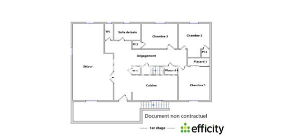Maison 8 pièces - 135 m² Exclusivité efficity