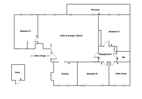 Appartement 5 pièces - 92 m²