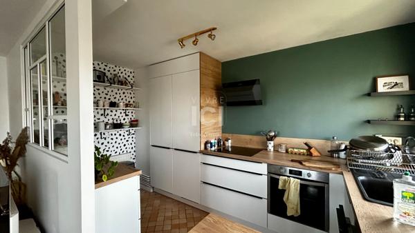 Nantes - Secteur Beauséjour / Parc de la Gaudinière Appartement T4 - 81 m² - 3è étage avec ascenseur - Parking sous-sol + cave