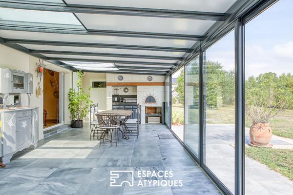 Elégante longère XIXe alliant charme et modernité