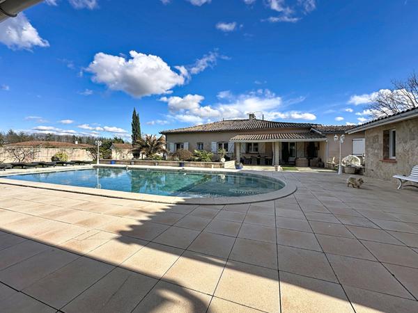 Maison à vendre Montauban(82) Fonneuve plain pied, garages, piscine, 4 chambres