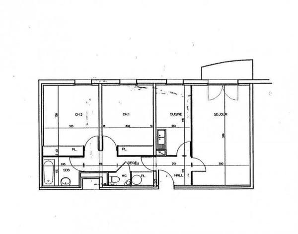 Appartement 3 pièces - 44000 Nantes