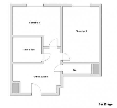 Appartement à vendre 3 pièces 28 m² Bagneux