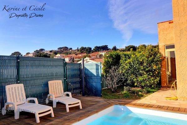 A proximité du centre ville d'Ollioules  Maison 6 pièce(s)  - piscine - Garage