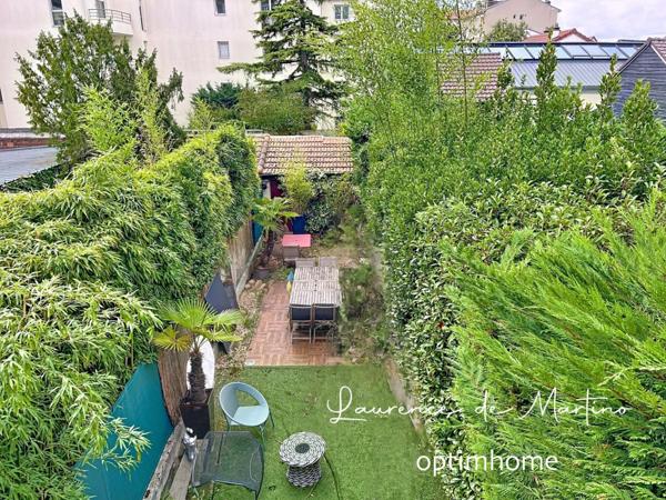 Maison à vendre 5 pièces LA GARENNE COLOMBES (92) - 115 m² habitables / 150 m² au sol avec jardin, dépendance et sous-sol aménagé