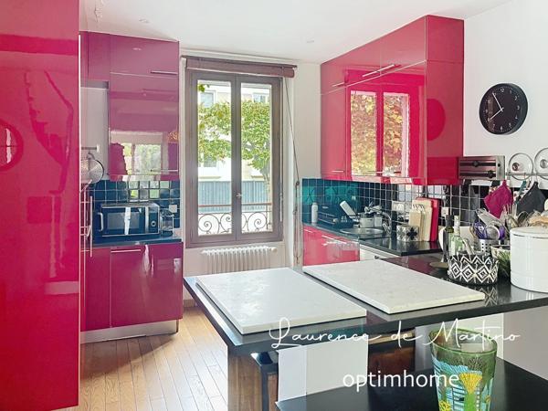 Maison à vendre 5 pièces LA GARENNE COLOMBES (92) - 115 m² habitables / 150 m² au sol avec jardin, dépendance et sous-sol aménagé