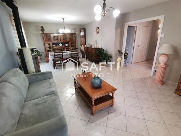 Maison de plain pied au calme avec beau terrain !