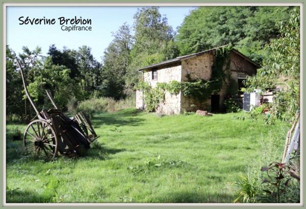 🏡 Maison en pierre de 166 m² avec ancien moulin et terrain de 1,8 hectare à Saint-Rémy-sur-Durolle