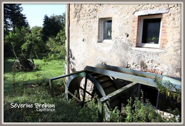 🏡 Maison en pierre de 166 m² avec ancien moulin et terrain de 1,8 hectare à Saint-Rémy-sur-Durolle