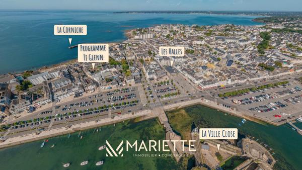 "TI GLENN-16" - Hypercentre - Appartement T4 de 88.85 m² dans une future résidence de standing , Concarneau