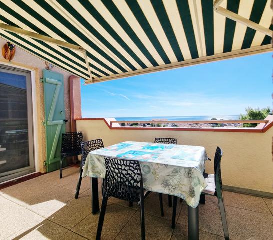 MAISON 4 PIÈCES DE PLAIN-PIED AVEC VUE PANORAMIQUE SUR LA MER 11560 Saint Pierre la Mer