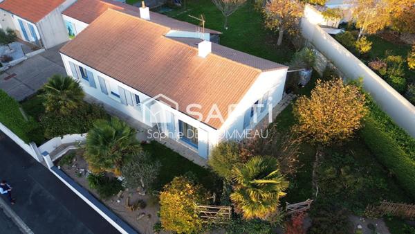 Maison plain pied 3 chambres, garage et jardin clos