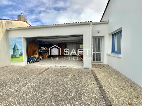 Maison plain pied 3 chambres, garage et jardin clos