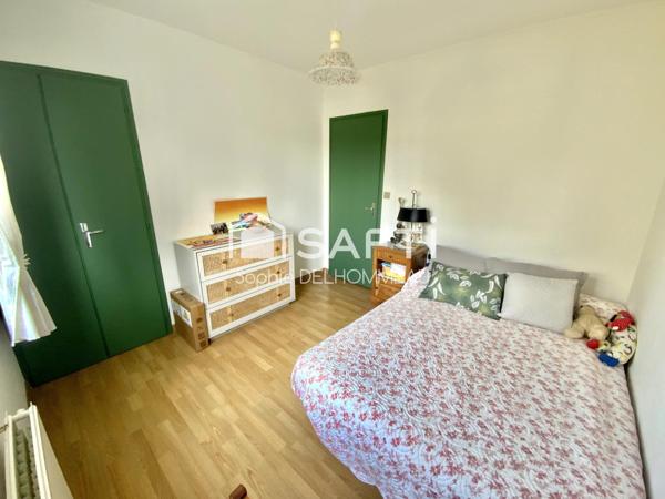 Maison plain pied 3 chambres, garage et jardin clos