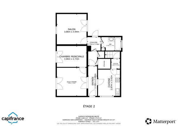 Maison / immeuble à vendre 12 pièces - 4 logements VEZIN LE COQUET (35) – investissement locatif, colocation, habitat partagé ou résidence principale