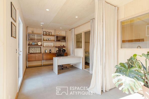 Maison d’architecte éco-conçue avec dépendances proche des rives du Léman