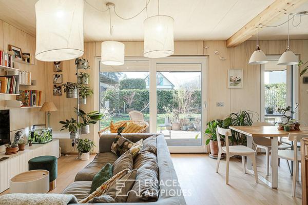 Maison d’architecte éco-conçue avec dépendances proche des rives du Léman