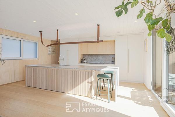 Maison d’architecte éco-conçue avec dépendances proche des rives du Léman