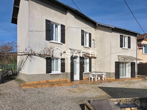 Moirans - Maison mitoyenne de 124m², 3 chambres, terrain environ 490m²
