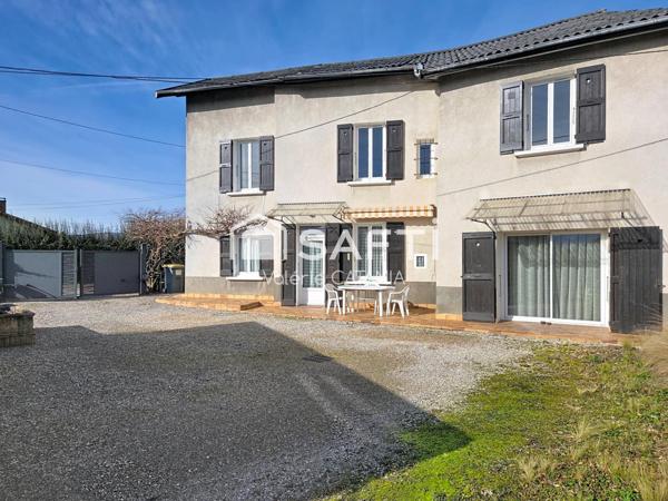 Moirans - Maison mitoyenne de 124m², 3 chambres, terrain environ 490m²