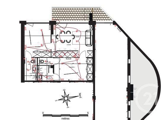 Appartement T3 à vendre  3 pièces - 47,14 m2 FREJUS - 83