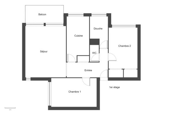 Appartement à vendre 3 pièces 65 m² Bron