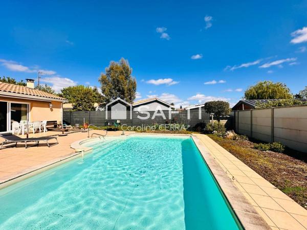 Maison 3 chambres, proche du tram, au calme avec piscine