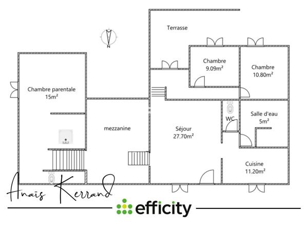 Maison 5 pièces - 101 m²