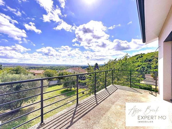 Saint-Pierre-de-Boeuf (42520) A vendre - Maison T7 avec vue dégagée - 5 chambres - terrain arboré