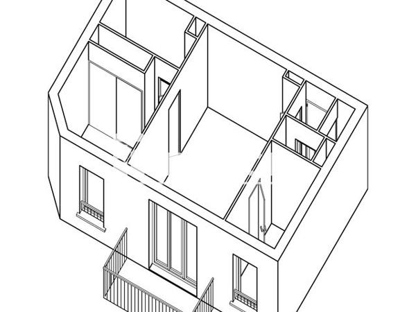Location Appartement 2 pièces 42.8 m² - 5 AVENUE DE PARIS Eaubonne 95600