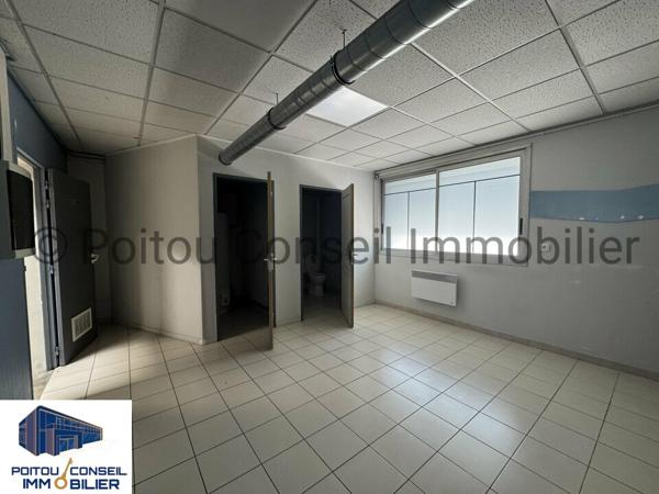 LOCATION LOCAL D’ACTIVITE D’ENVIRON 300m2 AU SOL AVEC PARKING ZONE MENDES FRANCE CHAURAY AVEC GRANDE PORTE SECTIONNELLE