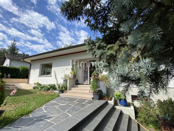 Mulhouse, Maison d’architecte de plain-pied, Rebberg bas, Terrain clos