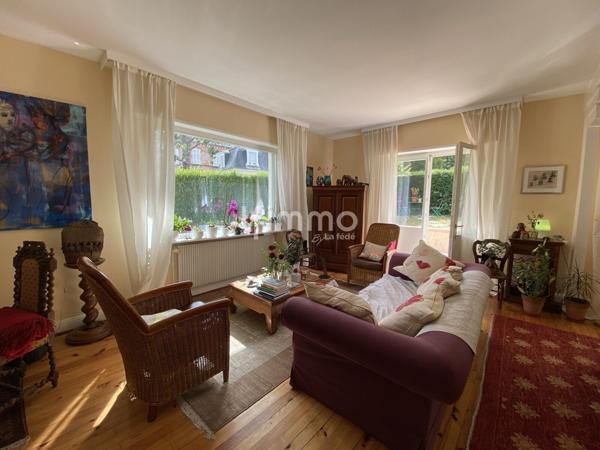 Mulhouse, Maison d’architecte de plain-pied, Rebberg bas, Terrain clos