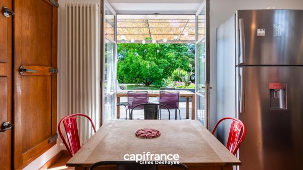 Maison de 1900 à Lurcy, secteur Montmerle-sur-Saône / Belleville-sur-Saône, 172 m² habitables, 187 m² au sol, sur un terrain arboré de 1 395 m².