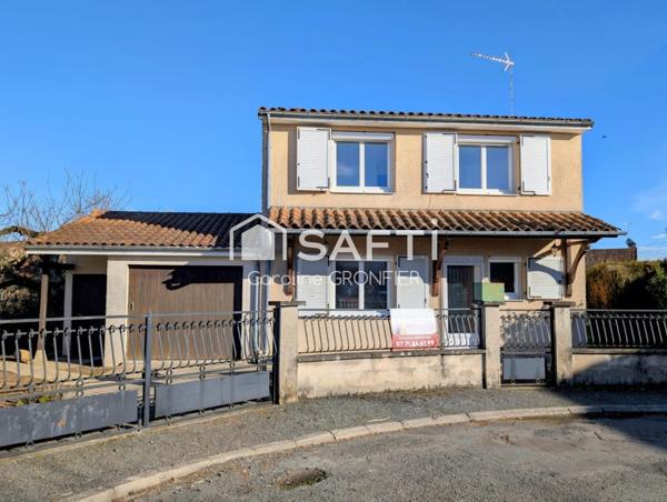 Maison familiale 4 chambres avec jardin et garage