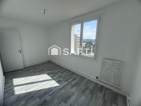 Appartement T3 de 59 m² avec balcon, ascenseur et cave
