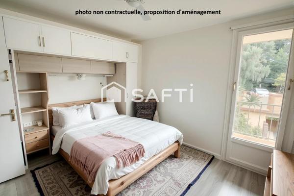 Appartement T3 de 59 m² avec balcon, ascenseur et cave