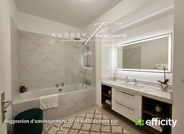 Appartement 2 pièces - 54 m² Exclusivité efficity