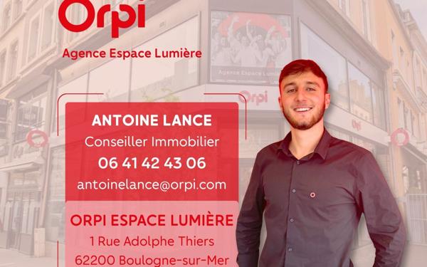 Appartement à vendre    3 pièces •  Boulogne-sur-Mer