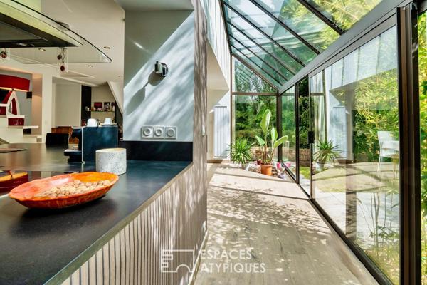 Maison familiale lumineuse revisitée par architecte