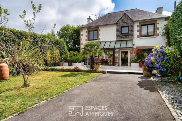 Maison familiale lumineuse revisitée par architecte