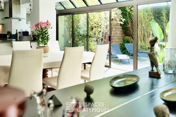 Maison familiale lumineuse revisitée par architecte